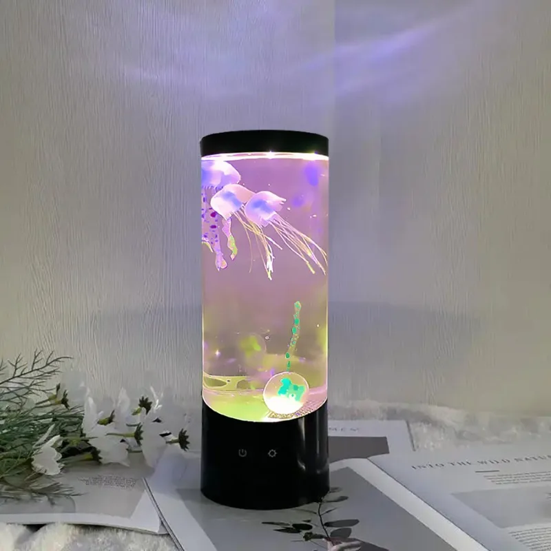9-inch custom dreamy jellyfish lava lamp USB power supply color changing LED circular suitable for various occasions
9-inch custom dreamy jellyfish lava lamp USB power supply color changing LED circular suitable for various occasions