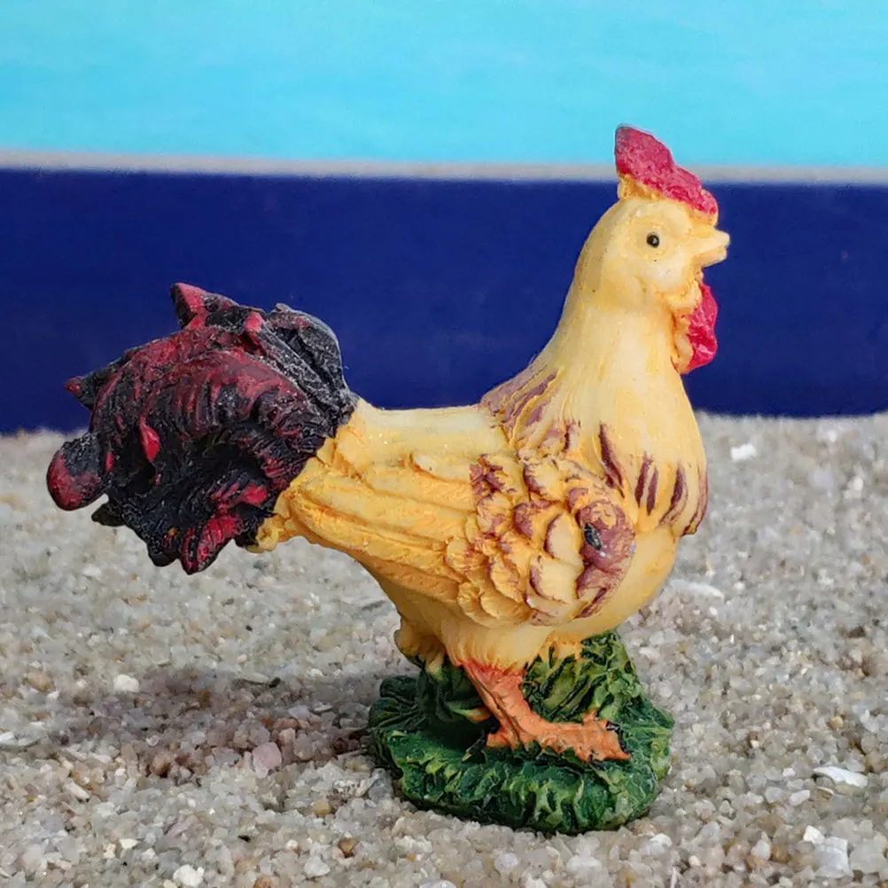 Resin Rooster Statue Garden Decoration Bright Colors Exquisite Details Decor Office Desktop Ornament
Resin Rooster Statue Garden Decoration Bright Colors Exquisite Details Decor Office Desktop Ornament