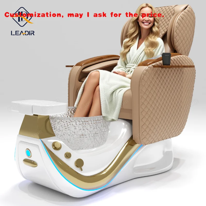 custom.Luxury Nail Salon Furniture Nail Salon Foot Spa Chair Modern Customized Color Pedicure Chairs With Bowl
custom.Luxury Nail Salon Furniture Nail Salon Foot Spa Chair Modern Customized Color Pedicure Chairs With Bowl