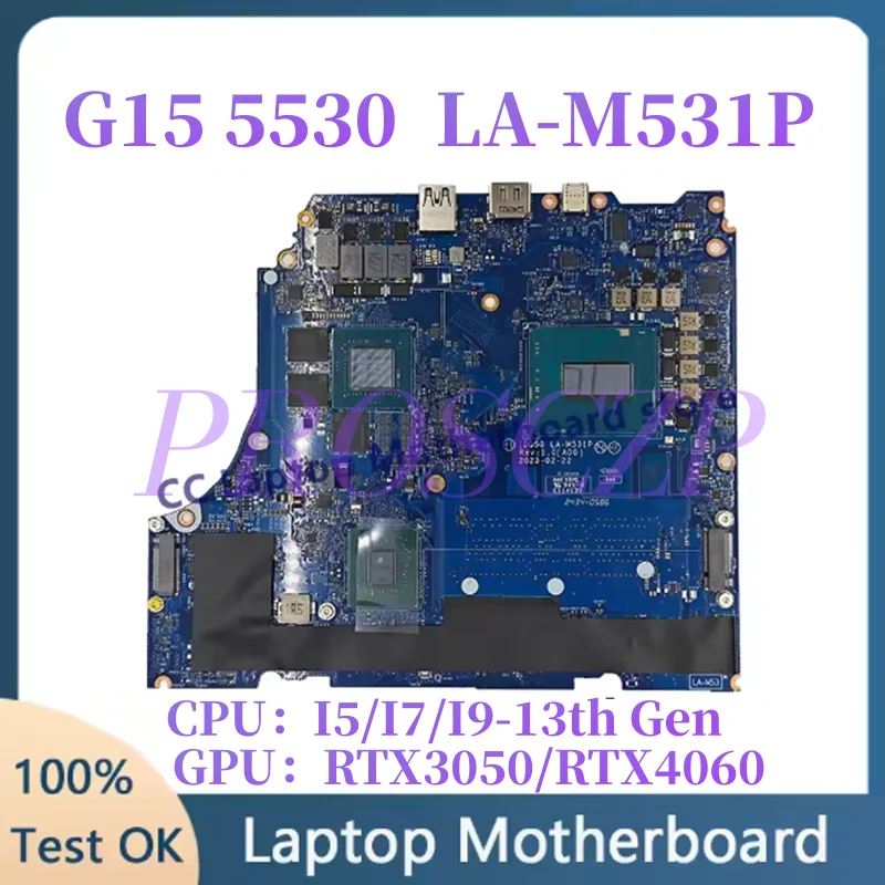 LA-M531P Mainboard For D ell G15 5530 Laptop Motherboard With I5/I7/I9-13th Gen CPU RTX3050/RTX4060 100%Full Tested Working Well
LA-M531P Mainboard For D ell G15 5530 Laptop Motherboard With I5/I7/I9-13th Gen CPU RTX3050/RTX4060 100%Full Tested Working Well