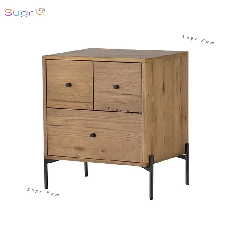 Прикроватная тумбочка из массива дерева Wabi Sandy Wind в стиле ретро, простая спальня, небольшой шкаф для хранения вещей B & B, шкаф для ведра в отеле, шкафчик
Прикроватная тумбочка из массива дерева Wabi Sandy Wind в стиле ретро, простая спальня, небольшой шкаф для хранения вещей B & B, шкаф для ведра в отеле, шкафчик