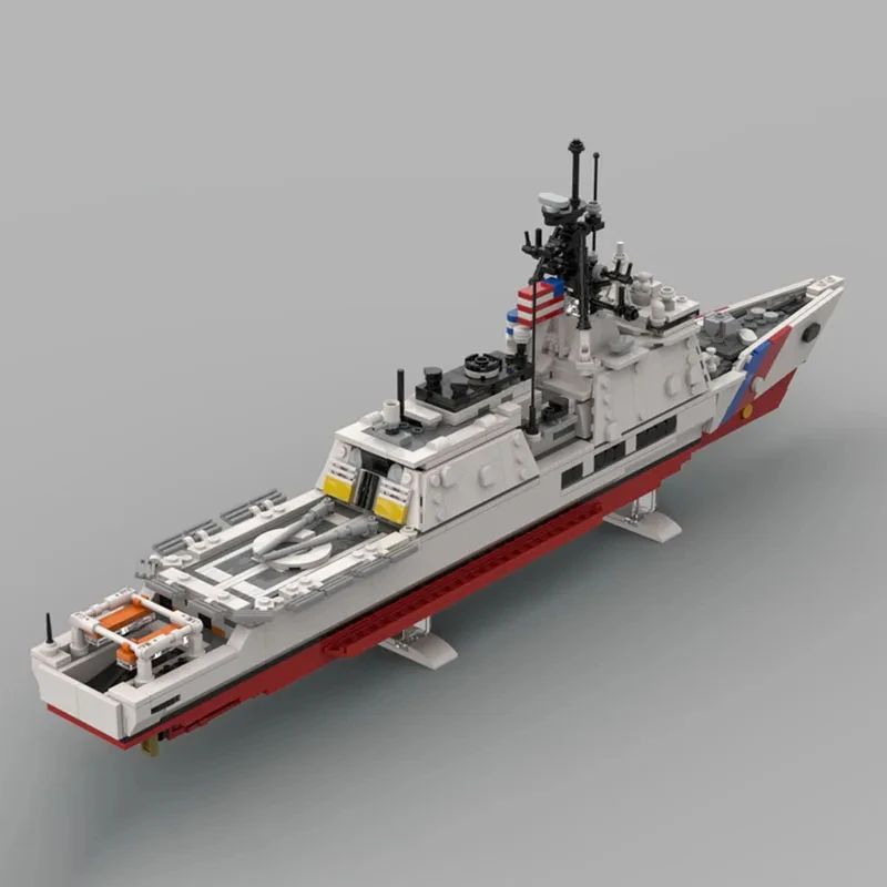 1103 pieces MOC U.S. Coast Guard National Security Patrol Ship model DIY assembly building block toys children's birthday gift
1103 pieces MOC U.S. Coast Guard National Security Patrol Ship model DIY assembly building block toys children's birthday gift
