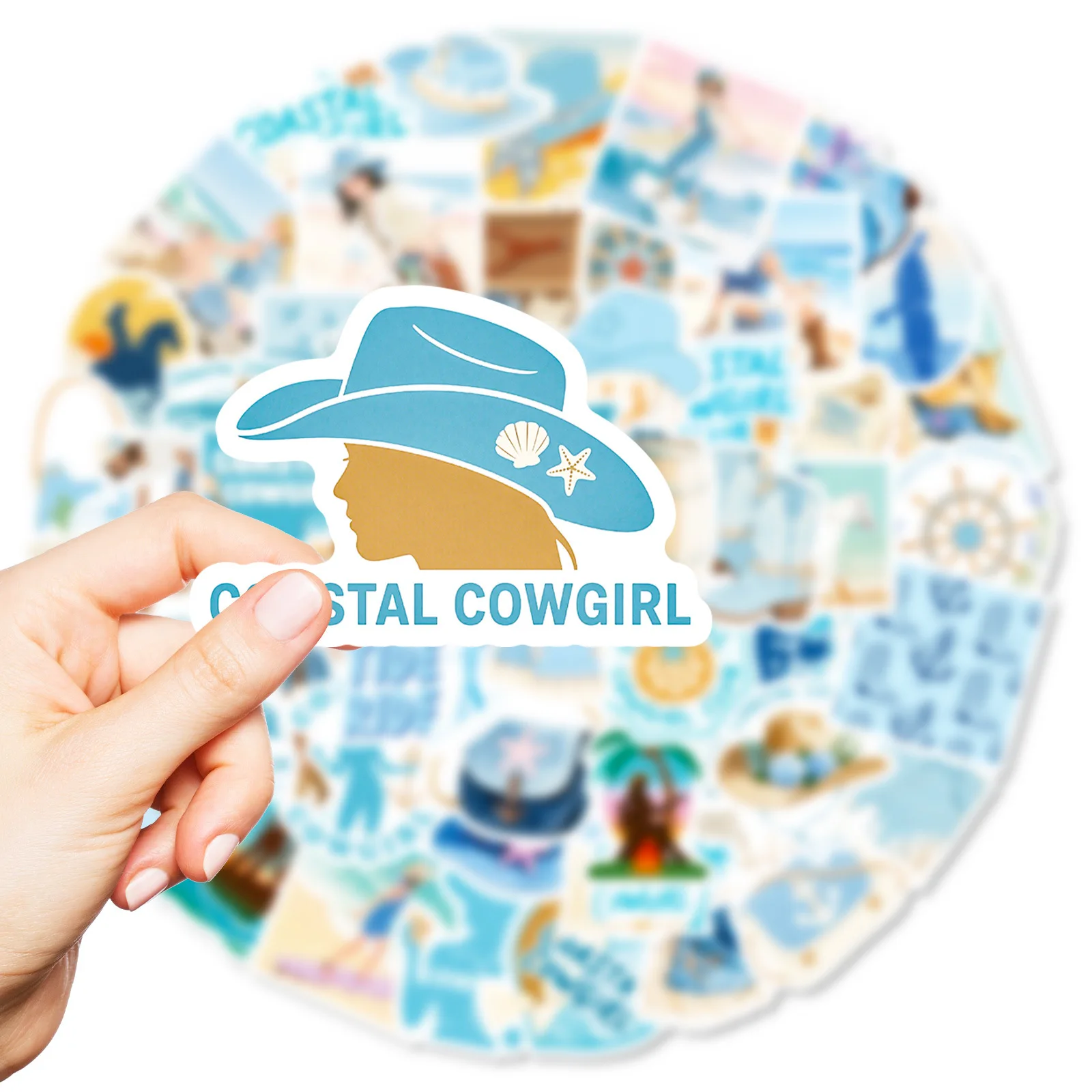56PCS Blue Coastal Cowboy Graffiti Stickers INS Style Small Fresh Cartoon Decal Laptop Phone Guitar Skateboard Classic Kid Toys
56PCS Blue Coastal Cowboy Graffiti Stickers INS Style Small Fresh Cartoon Decal Laptop Phone Guitar Skateboard Classic Kid Toys