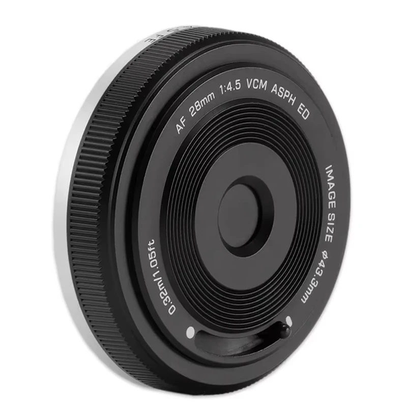 28Mm F4.5 Full-Frame Fixed Focus Pancake Lens For Sony FE Micro-Single Camera Autofocus
28Mm F4.5 Full-Frame Fixed Focus Pancake Lens For Sony FE Micro-Single Camera Autofocus