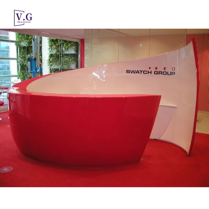 Oversized Swivel Design Red Color With LOGO Reception Furniture Spa Hairdresser Office Front Reception Desk
Oversized Swivel Design Red Color With LOGO Reception Furniture Spa Hairdresser Office Front Reception Desk