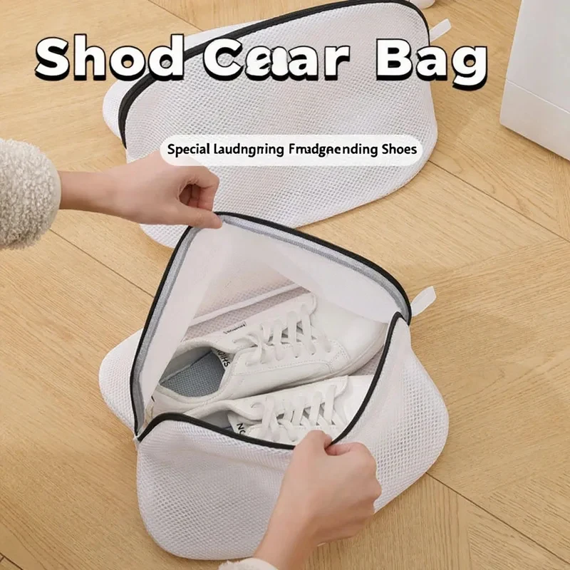 Shoe Washing Machine Bag Thickened Sandwich Mesh Laundry Bags Protective Sneaker Organizer Reusable
Shoe Washing Machine Bag Thickened Sandwich Mesh Laundry Bags Protective Sneaker Organizer Reusable