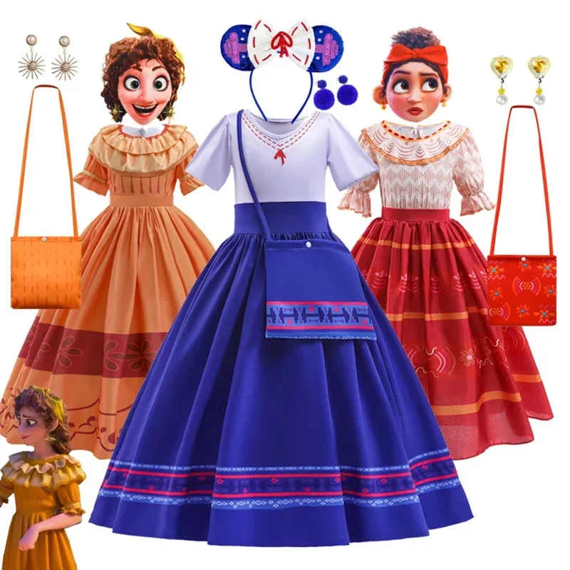 Charm Mirabel Dolores Girls Party Dress Up Madrigal Costume Kids Luisa Pepa Halloween Cosplay Children's Fancy Dresses
Charm Mirabel Dolores Girls Party Dress Up Madrigal Costume Kids Luisa Pepa Halloween Cosplay Children's Fancy Dresses