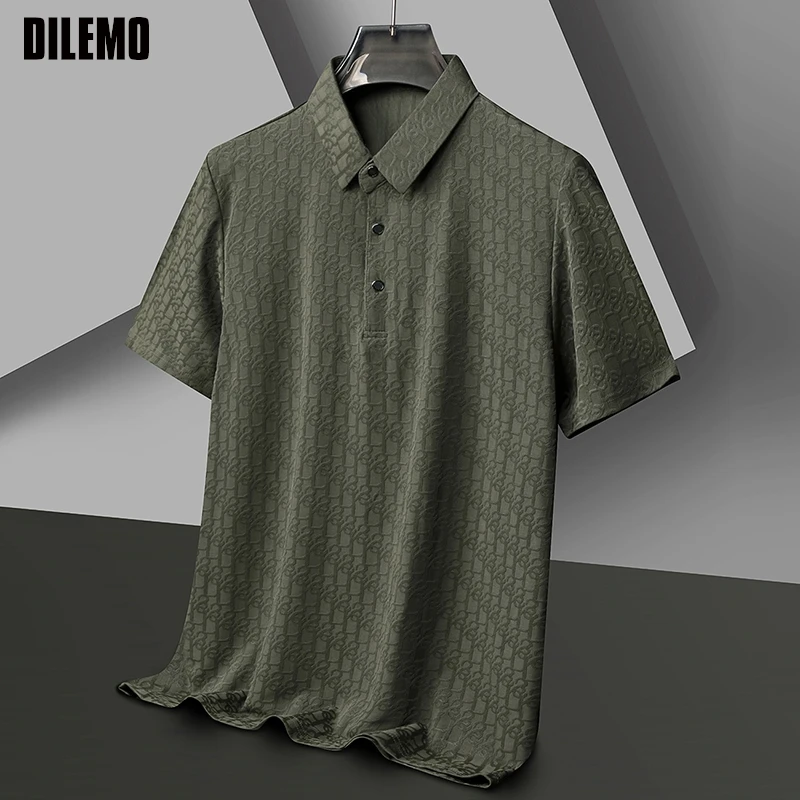 Top Quality New Brand Polo Shirt Men Summer Designer Business Sleeve Casual Tops Fashions Anti-wrinkle Mens Clothes 2025
Top Quality New Brand Polo Shirt Men Summer Designer Business Sleeve Casual Tops Fashions Anti-wrinkle Mens Clothes 2025