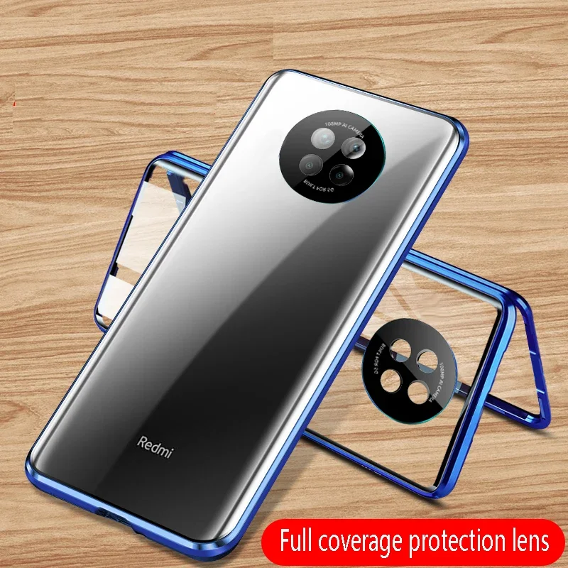 Чехол с полной защитой объектива для Redmi 14C Note 13 Pro Plus 5G 4G, двусторонний чехол из закаленного стекла с магнитным металлическим чехлом для телефонов
Чехол с полной защитой объектива для Redmi 14C Note 13 Pro Plus 5G 4G, двусторонний чехол из закаленного стекла с магнитным металлическим чехлом для телефонов