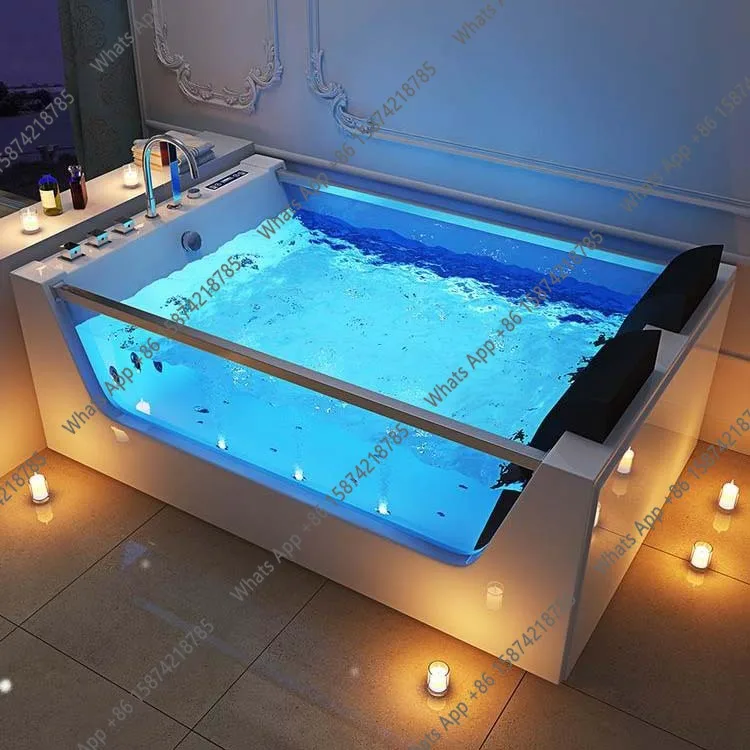 Kk Acrylic Bathtub Free-standing Massage Surf Two-sided Glass Hotel Villa Double French Pillow Bathtub
Kk Acrylic Bathtub Free-standing Massage Surf Two-sided Glass Hotel Villa Double French Pillow Bathtub