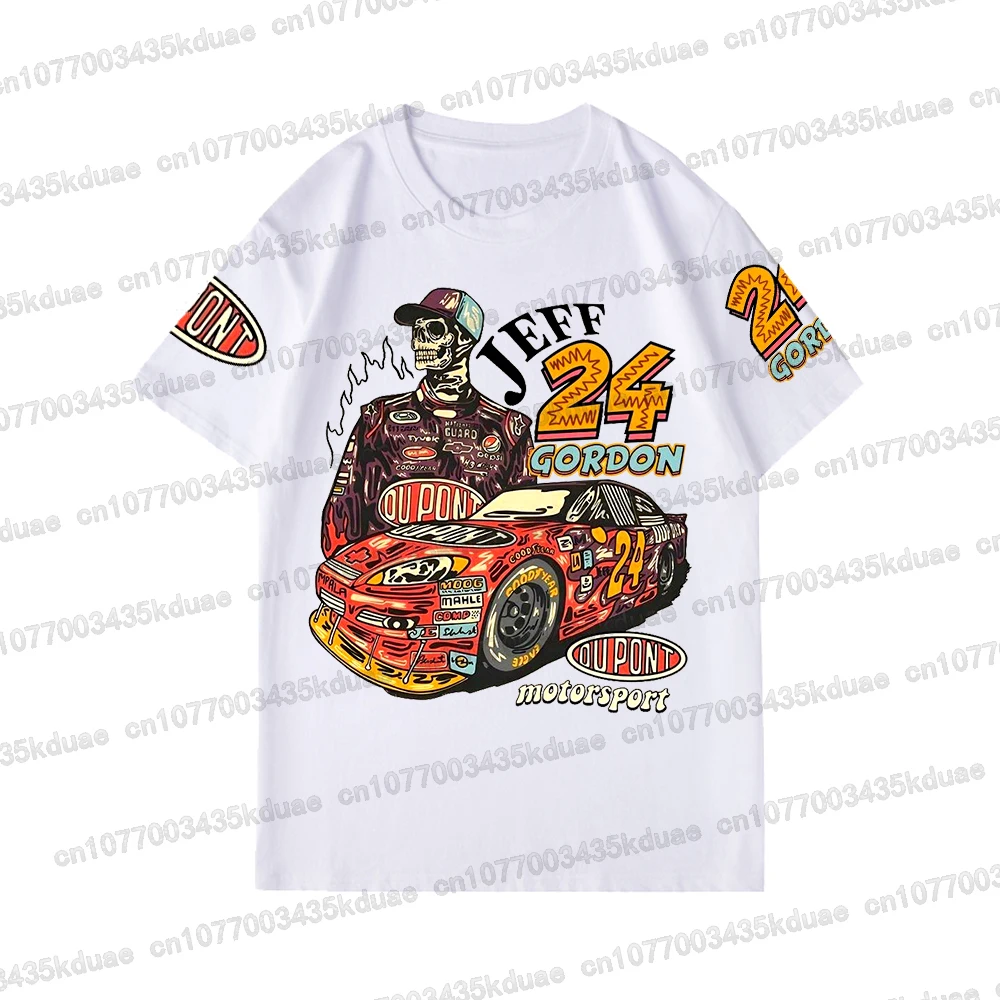 Men's Fashion Streetwear Text Racecar Graphic Loose Fit White Short Sleeve T-Shirt Summer Casual Cotton Men Clothing Hip Hop Tee
Men's Fashion Streetwear Text Racecar Graphic Loose Fit White Short Sleeve T-Shirt Summer Casual Cotton Men Clothing Hip Hop Tee