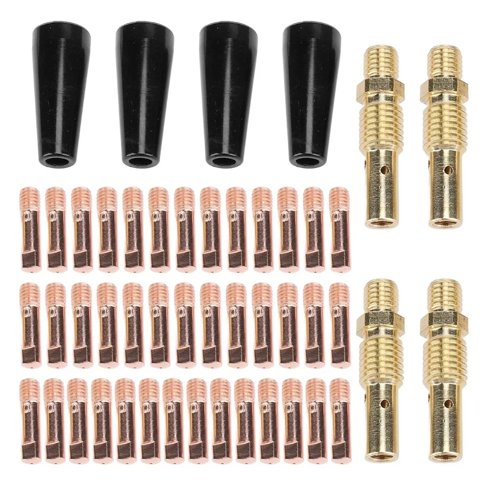 48Pcs MIG Welding Nozzle Tips Kit 40 0 030 Inch Tips and 4 Gas Diffusers for Enhancing Welding Flexibility and Performance
48Pcs MIG Welding Nozzle Tips Kit 40 0 030 Inch Tips and 4 Gas Diffusers for Enhancing Welding Flexibility and Performance