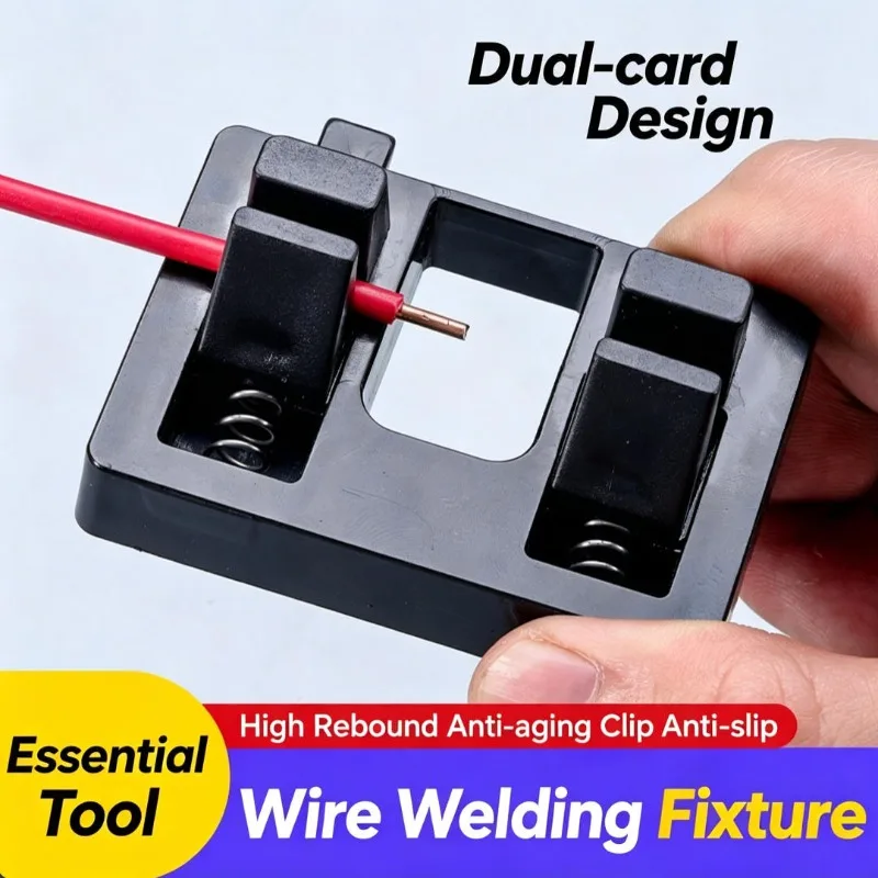 New High Resilience Wire Welding Fixer, Thickened Wear-resistant Anti-slip Dual-card Wire Holder
New High Resilience Wire Welding Fixer, Thickened Wear-resistant Anti-slip Dual-card Wire Holder
