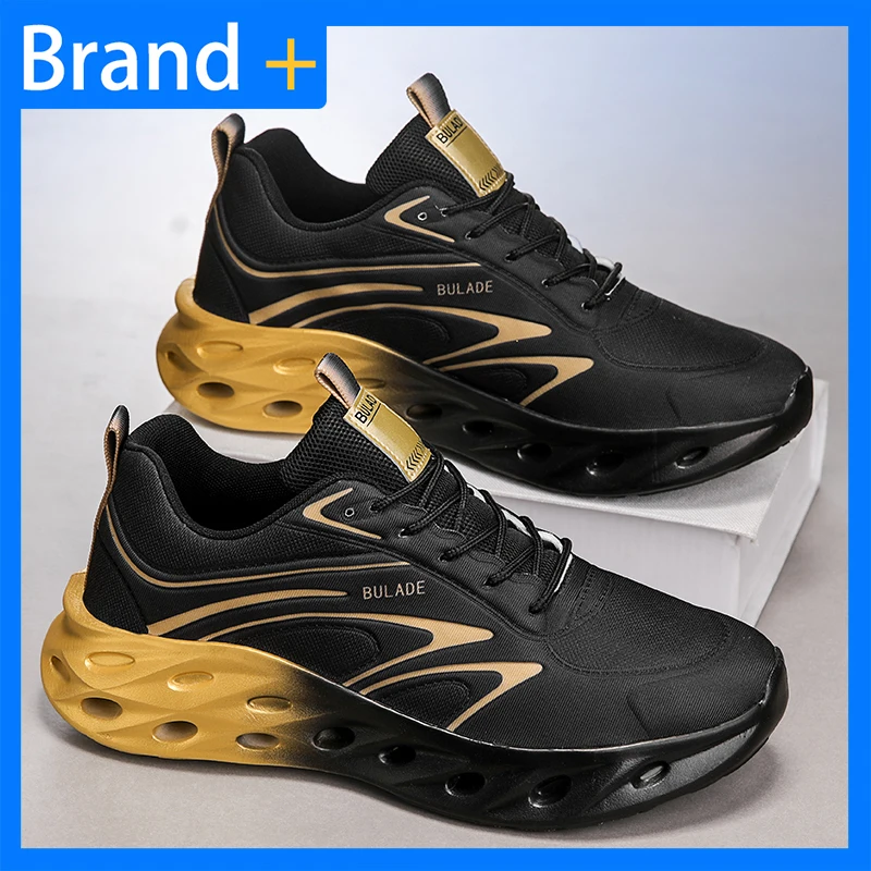 Men Sports Shoes Fashionable Versatile Lace Up Breathable Soft Resilient Thick Soled Teenagers Running Training Shoes for Men
Men Sports Shoes Fashionable Versatile Lace Up Breathable Soft Resilient Thick Soled Teenagers Running Training Shoes for Men