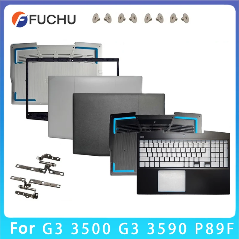 New For G3 15 3590 3500 LCD Back Cover 747KP / Front Bezel / Upper Case Palmrest / Bottom Base Base Lower / Hinges / Screw 
New For G3 15 3590 3500 LCD Back Cover 747KP / Front Bezel / Upper Case Palmrest / Bottom Base Base Lower / Hinges / Screw