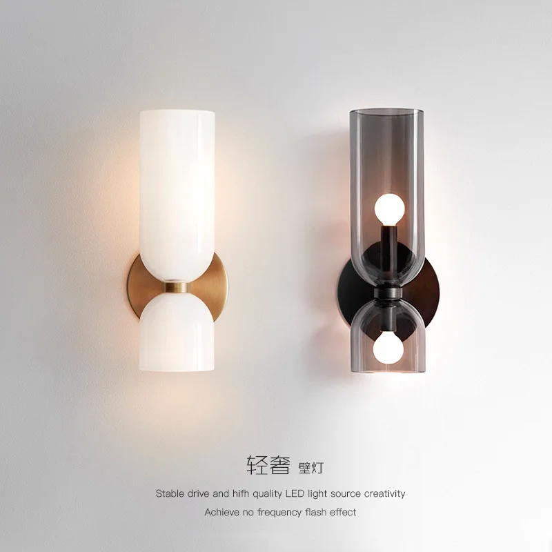 Nordic Minimalism Glass Wall Light Modern Restaurant Coffee Shop Atmosphere Wall Light Home Decoration Bedroom LED Light Luster
Nordic Minimalism Glass Wall Light Modern Restaurant Coffee Shop Atmosphere Wall Light Home Decoration Bedroom LED Light Luster