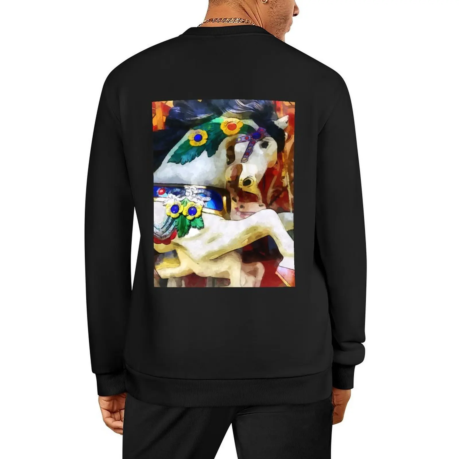 Carousel Horse Closeup Pullover autumn jacket men tracksuits men's sweat-shirt clothes for men sweatshirt male
Carousel Horse Closeup Pullover autumn jacket men tracksuits men's sweat-shirt clothes for men sweatshirt male