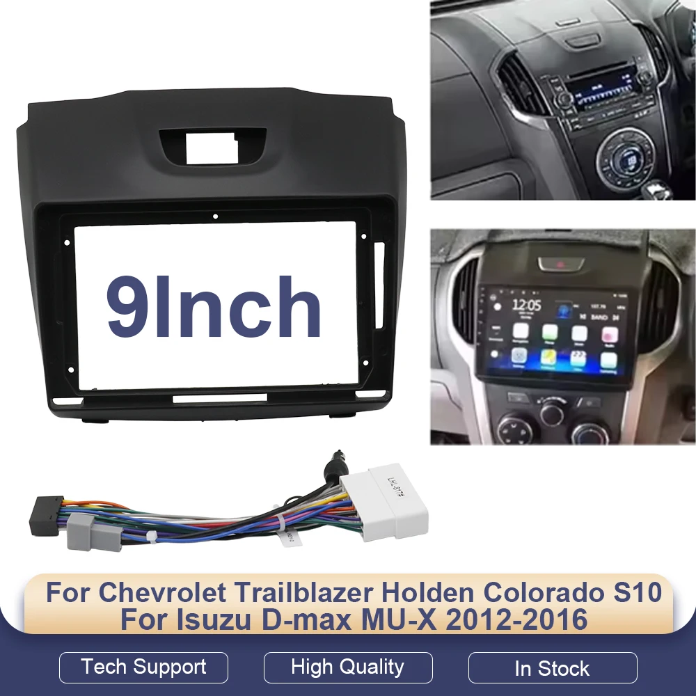 9Inch Car DVD Frame Audio Dashboard Trim Kit Panel For Chevrolet Trailblazer Holden Colorado S10 For Isuzu D-max MU-X 2012-2016
9Inch Car DVD Frame Audio Dashboard Trim Kit Panel For Chevrolet Trailblazer Holden Colorado S10 For Isuzu D-max MU-X 2012-2016