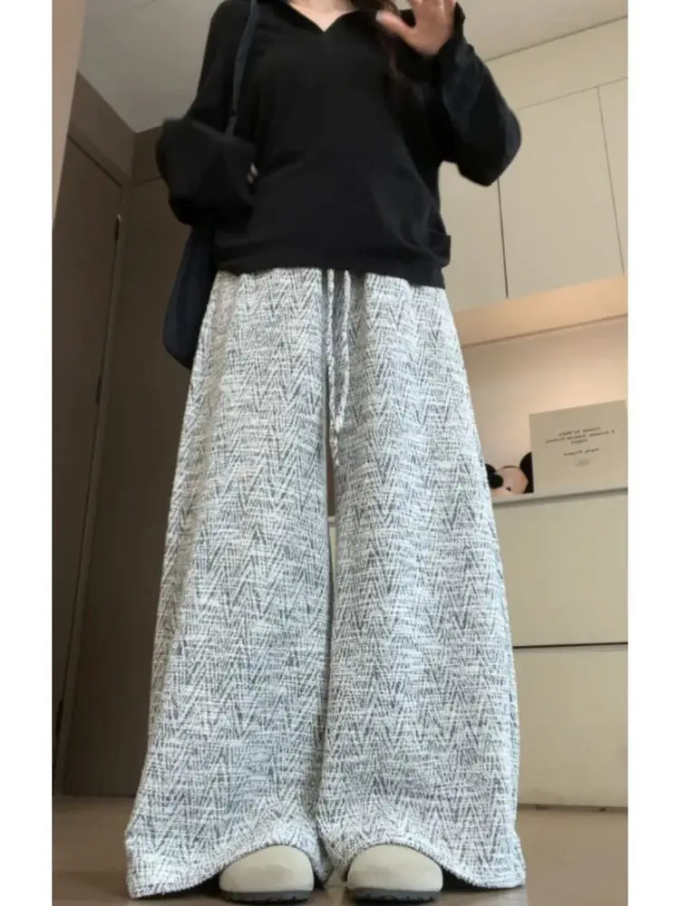 plus Size Women's Simple Ele Wide Leg Pants High Waist Loose Fit Casual Straight Cut Pants Autumn Winter Faion 300 Pou
plus Size Women's Simple Ele Wide Leg Pants High Waist Loose Fit Casual Straight Cut Pants Autumn Winter Faion 300 Pou