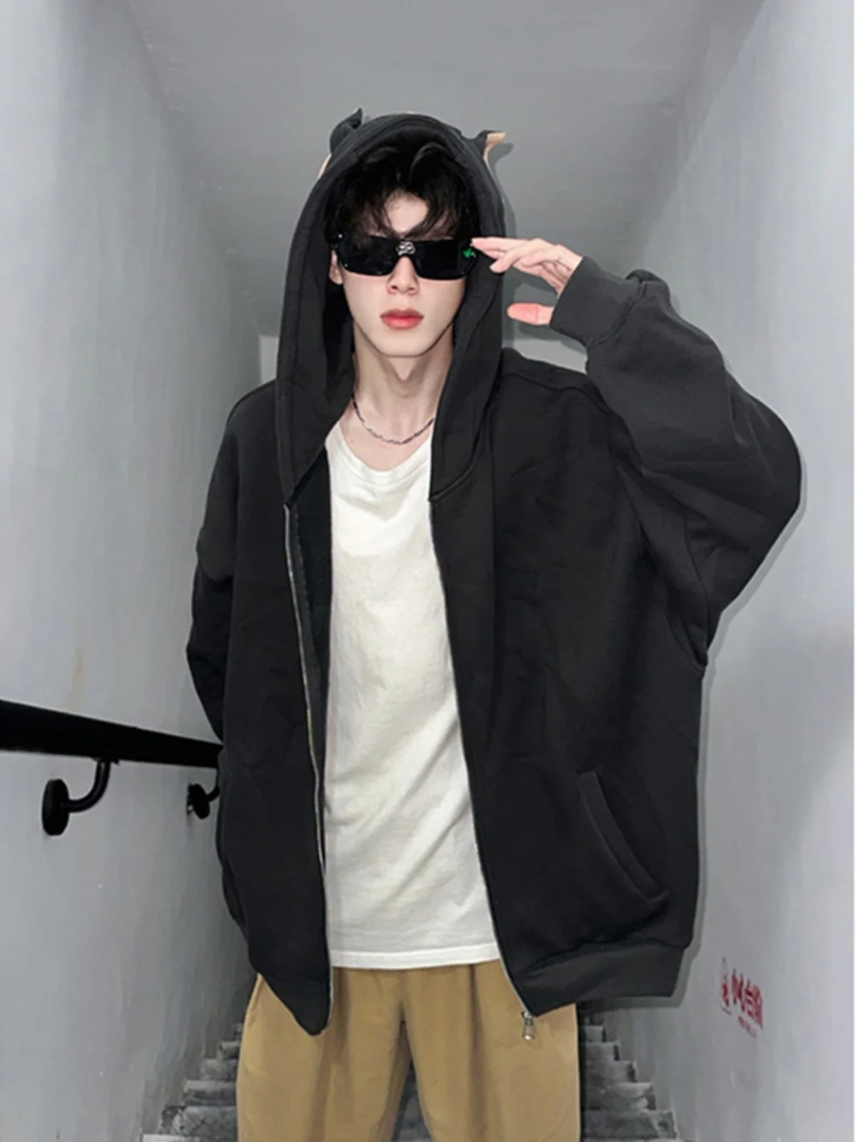Men's Zipper Cardigan Jaet Autumn Winter Thiened Fce Hoodie Dog Print Casual Streetwear American Sle Oversize Sweats...
Men's Zipper Cardigan Jaet Autumn Winter Thiened Fce Hoodie Dog Print Casual Streetwear American Sle Oversize Sweats...