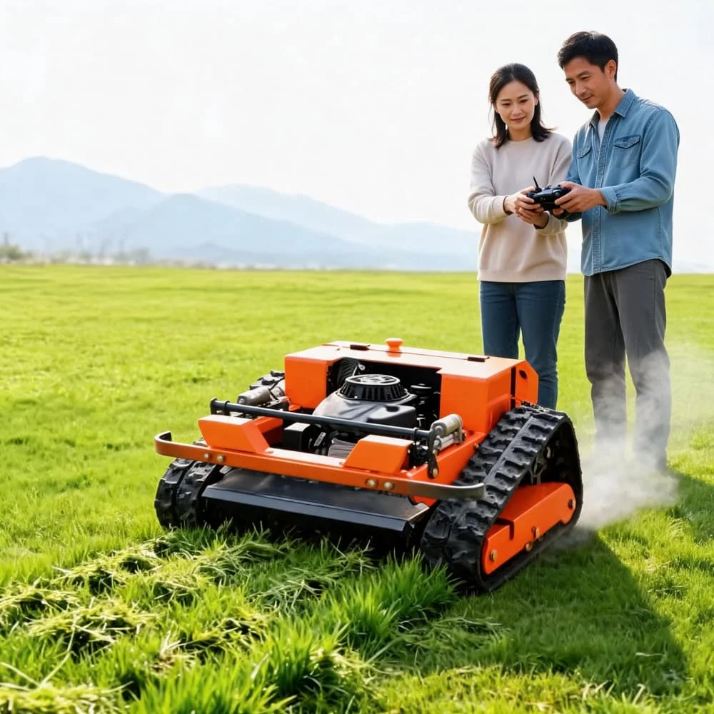 High Efficiency Remote Control Mower 500mm Cutting Width Tracked Lawn Trimmer All-Terrain CE EPA Certified Simple Design Yard
High Efficiency Remote Control Mower 500mm Cutting Width Tracked Lawn Trimmer All-Terrain CE EPA Certified Simple Design Yard