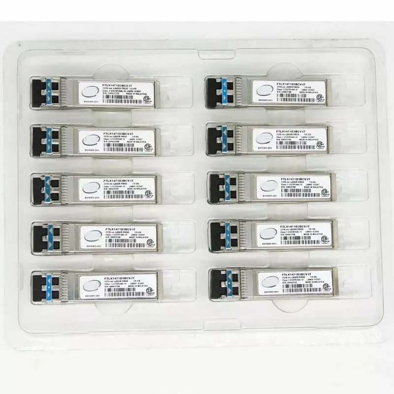 10PCS Intel FTLX1471D3BCV-IT SM Transceiver module For X520-DA2,E10GSFPLR,X520-DA1
10PCS Intel FTLX1471D3BCV-IT SM Transceiver module For X520-DA2,E10GSFPLR,X520-DA1