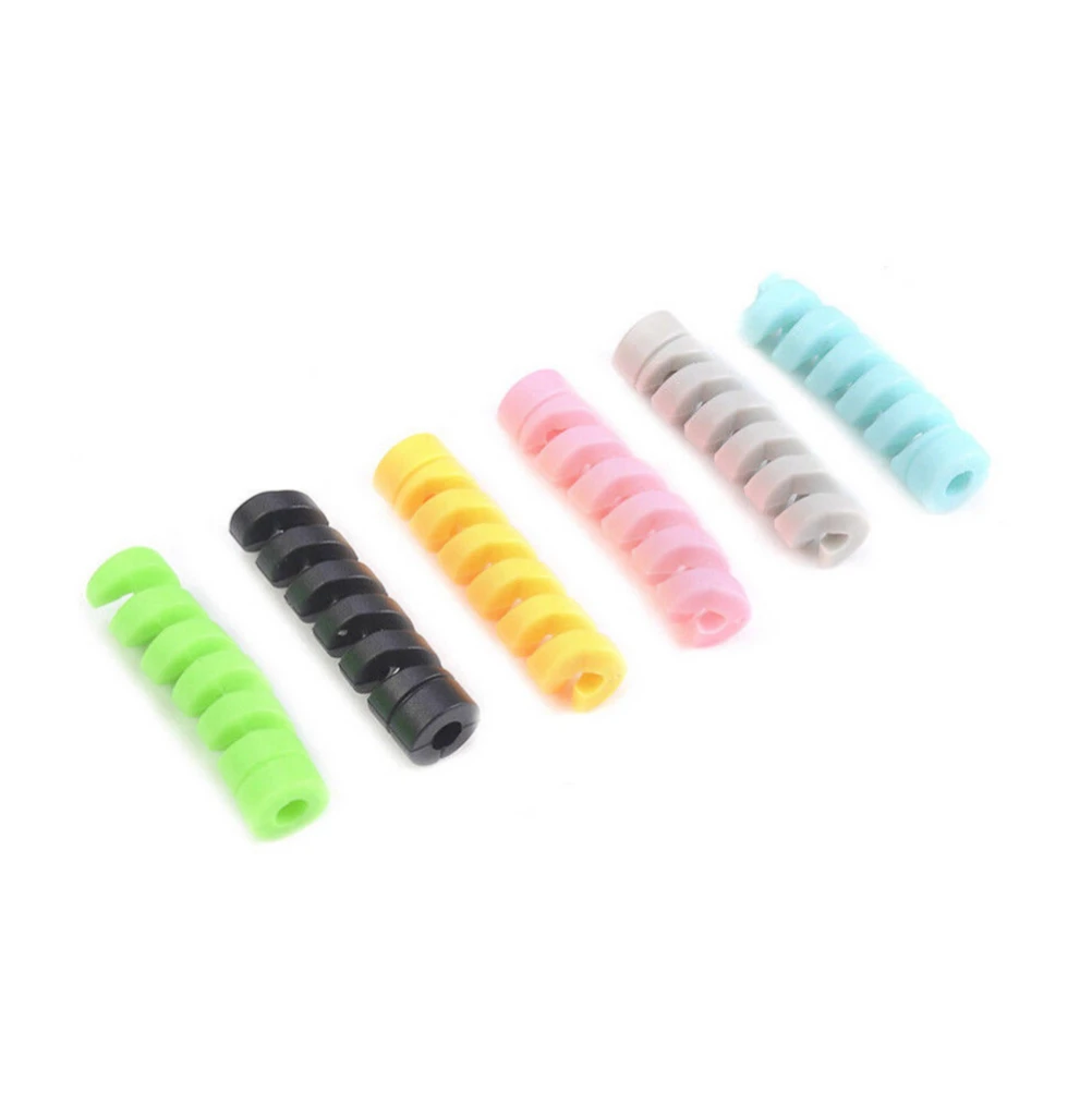 New Spiral Cable Protector Data Line Silicone Bobbin Winder Protective Cover for iPhone Samsung Android USB Charging Cables Cord
New Spiral Cable Protector Data Line Silicone Bobbin Winder Protective Cover for iPhone Samsung Android USB Charging Cables Cord
