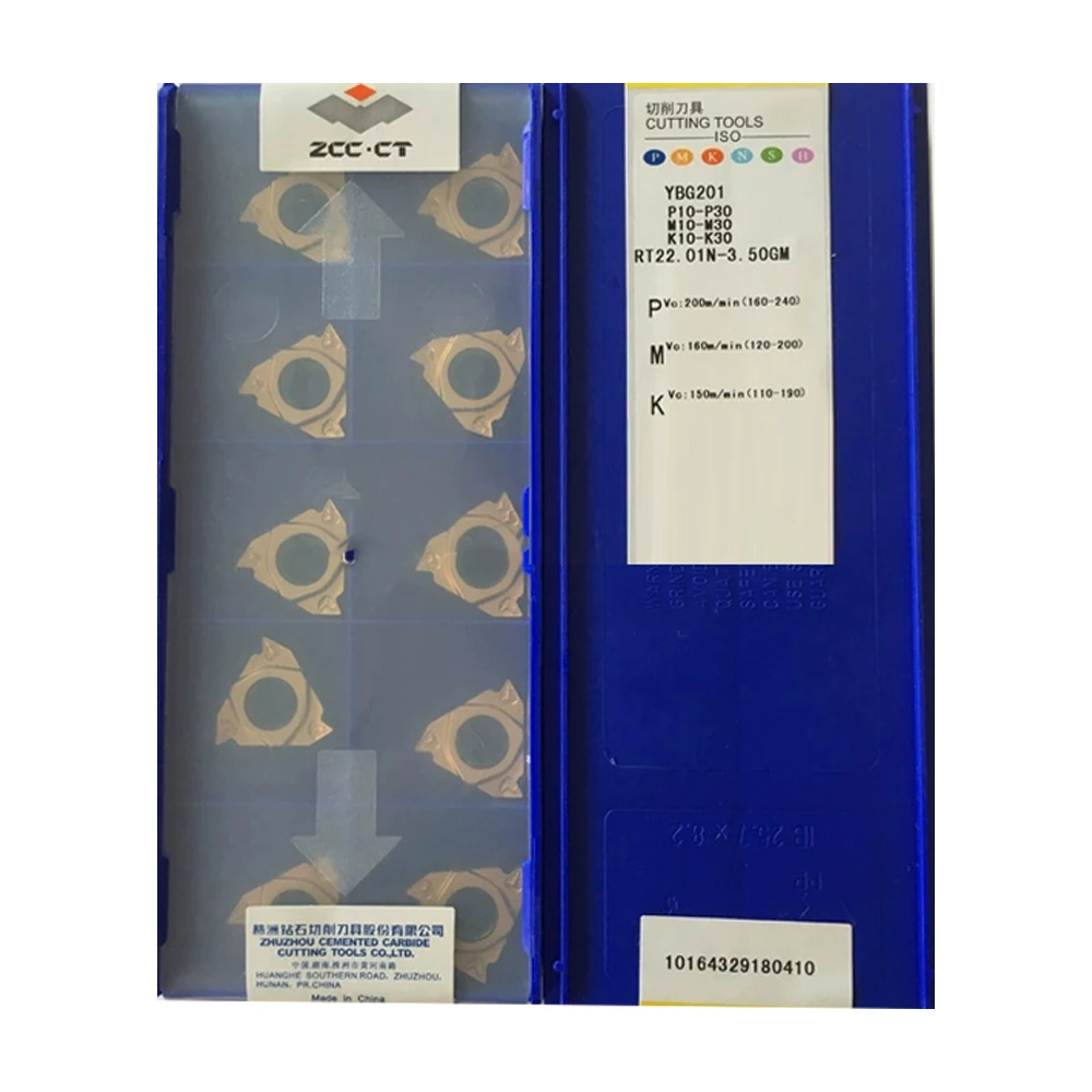 HUAZHICHUN RT22.01N-3.50GM YBG201 Carbide CNC Lathe Thread Turning Inserts For Thread Turning Toolholder
HUAZHICHUN RT22.01N-3.50GM YBG201 Carbide CNC Lathe Thread Turning Inserts For Thread Turning Toolholder