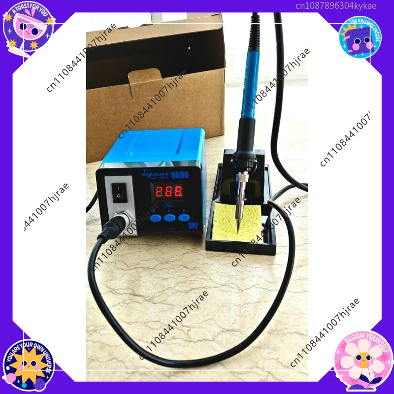 969D electric soldering iron industrial grade constant temperature welding table 75W high power household maintenance welding
969D electric soldering iron industrial grade constant temperature welding table 75W high power household maintenance welding