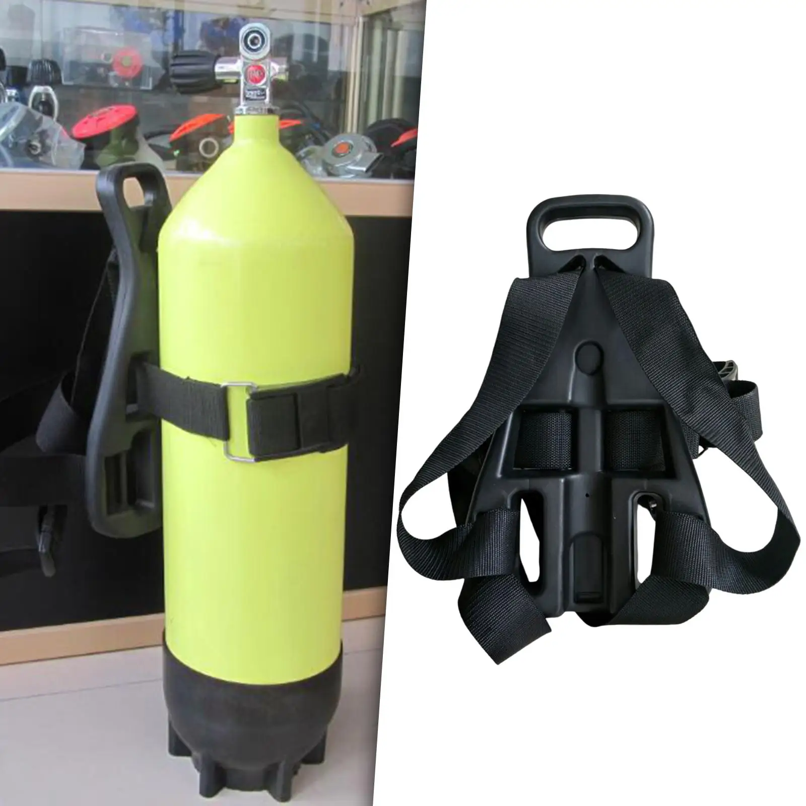 Scuba Diving Tank Back Pack Snorkeling Freediving Dive Single Oxygen Bottle Support Holder Bracket Backpack for Snorkeling Accs
Scuba Diving Tank Back Pack Snorkeling Freediving Dive Single Oxygen Bottle Support Holder Bracket Backpack for Snorkeling Accs