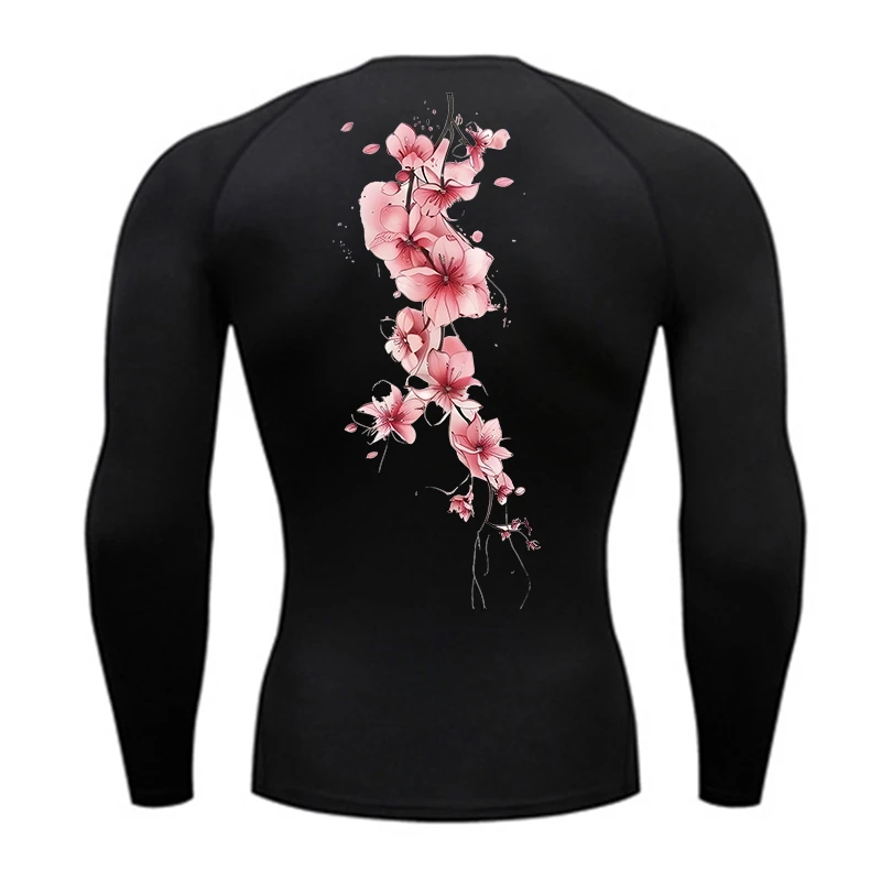Sakura Blossom Print Compression Shirt for Men Athletic Quick Dry T-shirts Gym Workout Running Tees Long Sleeve Tops Activewear
Sakura Blossom Print Compression Shirt for Men Athletic Quick Dry T-shirts Gym Workout Running Tees Long Sleeve Tops Activewear