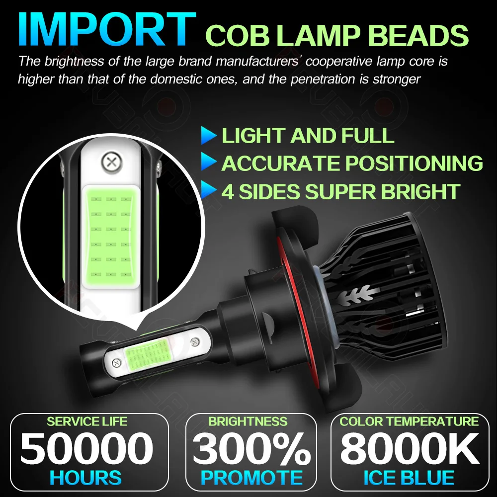 CHUSYYRAY 2PCS Car lights 9008 Super Bright LED Headlights High Low Beam Fog Light Bulb White 8000K Minisize Car accsesories
CHUSYYRAY 2PCS Car lights 9008 Super Bright LED Headlights High Low Beam Fog Light Bulb White 8000K Minisize Car accsesories