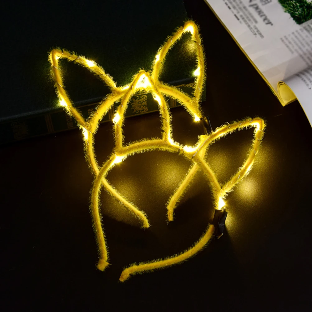 6pcs Luminous Cat Ear Hair Hoops Children Hair Rabbit Ears Lightweight Kids Carnival Accessory Christmas Party Easter
6pcs Luminous Cat Ear Hair Hoops Children Hair Rabbit Ears Lightweight Kids Carnival Accessory Christmas Party Easter
