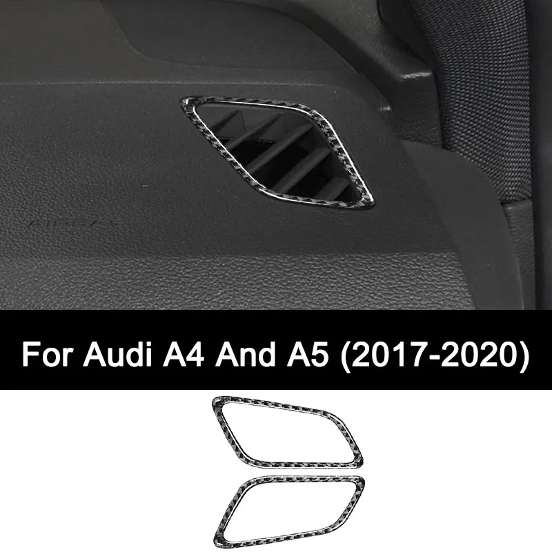 For Audi A4 and A5 2017-2020 (B9 and F5) REAL Carbon Fiber Car Instrument Panel Air Outlet Stickers, Interior Auto Accessories
For Audi A4 and A5 2017-2020 (B9 and F5) REAL Carbon Fiber Car Instrument Panel Air Outlet Stickers, Interior Auto Accessories