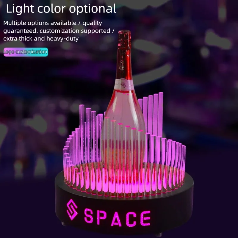 VIP Wine Rack Display, Luminous Crystal Treasure Box Base Seat Pole, Bar Red Wine Display Rack, Creative Wine Holder Decor
VIP Wine Rack Display, Luminous Crystal Treasure Box Base Seat Pole, Bar Red Wine Display Rack, Creative Wine Holder Decor