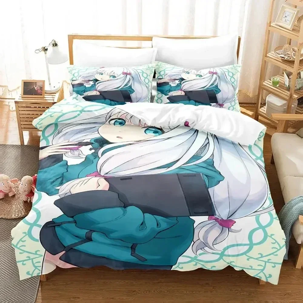 Anime Sagiri Izumi Eromanga Sensei Bedding Set Duvet Cover Bed Set Quilt Cover Pillowcase Comforter king Queen Size Boys Adult
Anime Sagiri Izumi Eromanga Sensei Bedding Set Duvet Cover Bed Set Quilt Cover Pillowcase Comforter king Queen Size Boys Adult