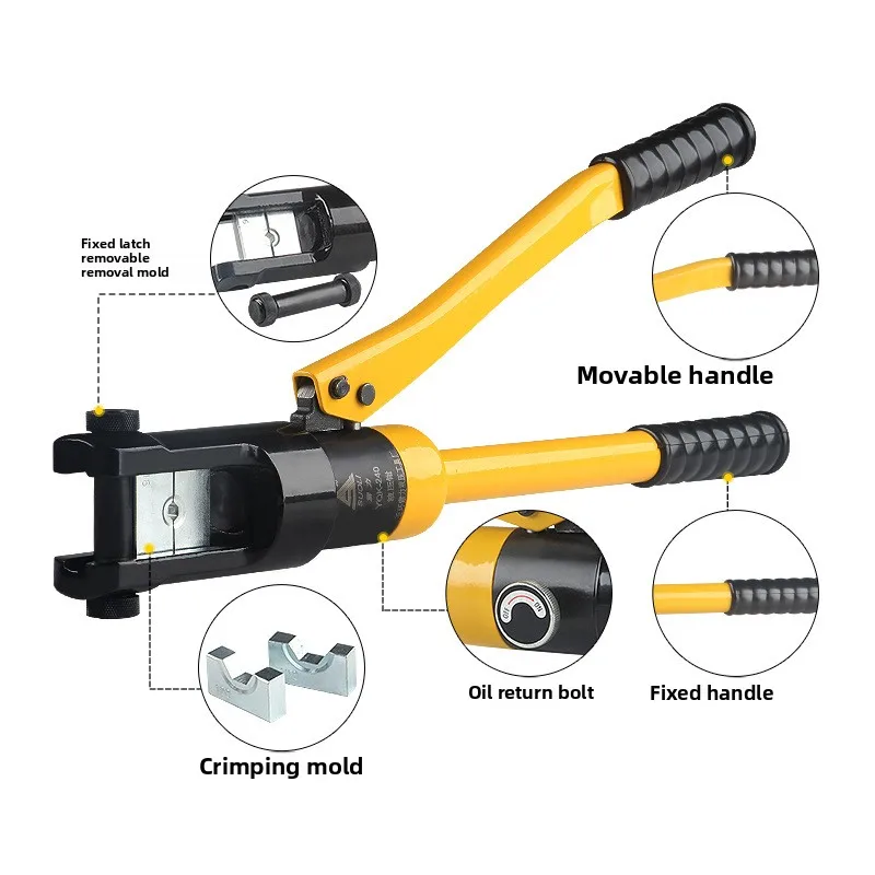 Integrated Crimping Hydraulic Pliers Manual Machine Tool Equipment
Integrated Crimping Hydraulic Pliers Manual Machine Tool Equipment