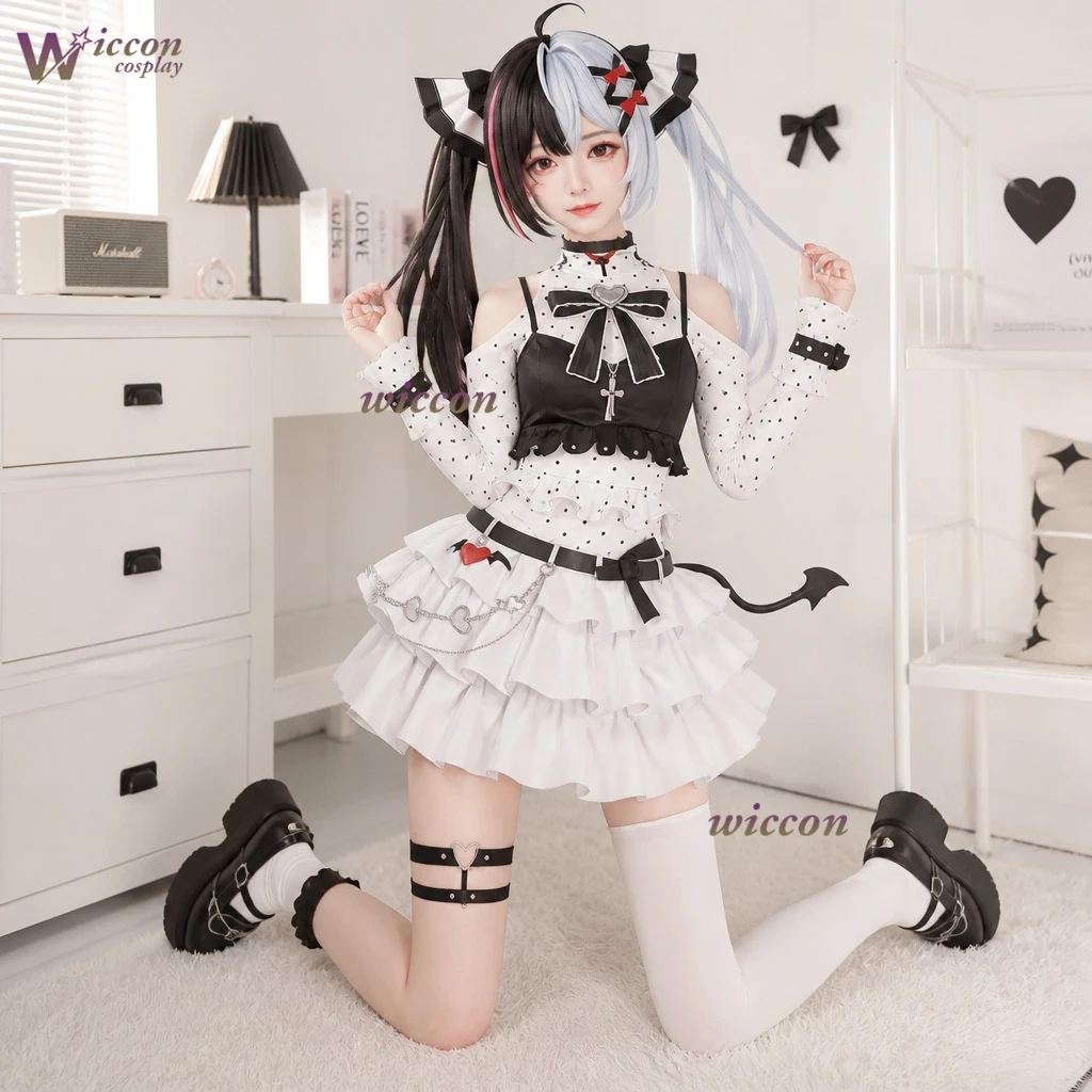 NebulaCloak Neverness To Everness Anime Black White Nursery Rhyme Cosplay Costume Chinese Style Anime Roleplay Outfit Halloween
NebulaCloak Neverness To Everness Anime Black White Nursery Rhyme Cosplay Costume Chinese Style Anime Roleplay Outfit Halloween