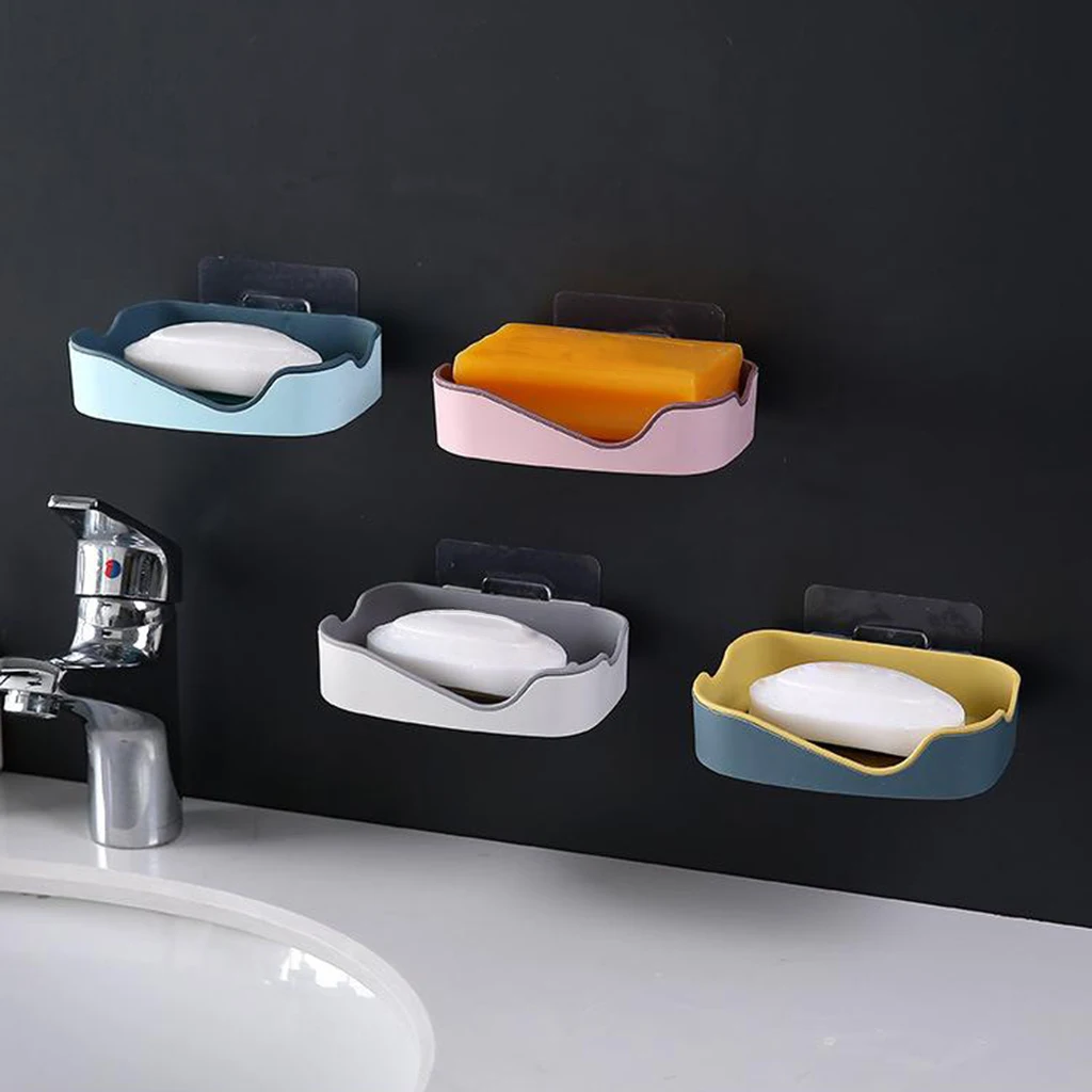 Soap Dish with Drain, Double Layer Draining Soap Box for Bathroom
Soap Dish with Drain, Double Layer Draining Soap Box for Bathroom