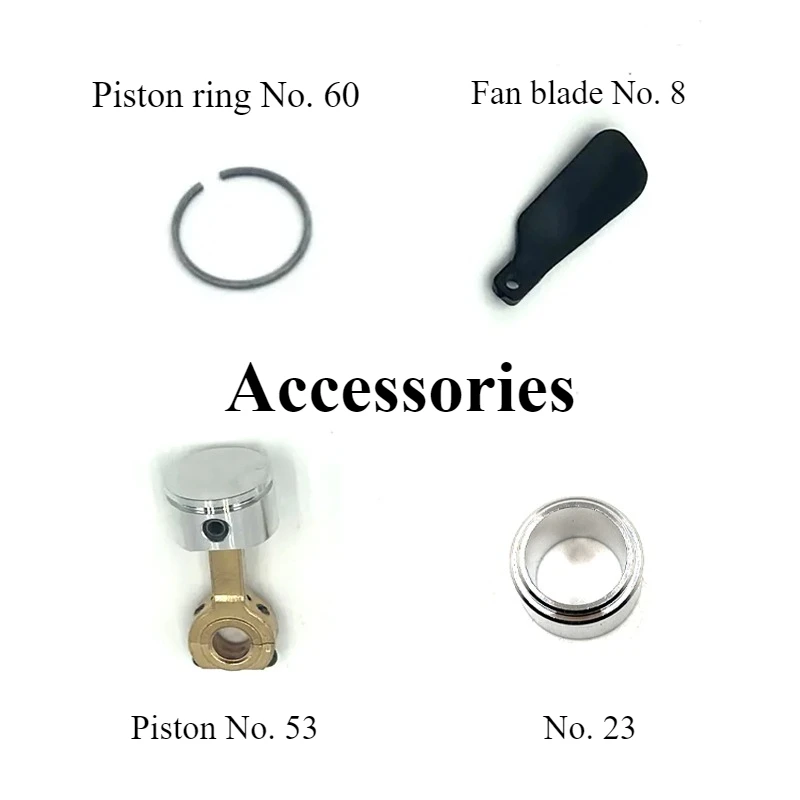 Engine Original Accessories No. 8, No. 60 and No. 53 Applicable Accessories
Engine Original Accessories No. 8, No. 60 and No. 53 Applicable Accessories