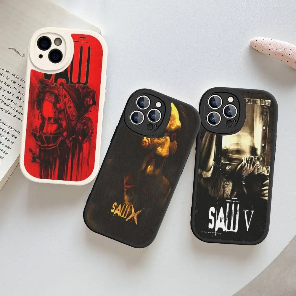 Horror Movie S-Saw Leather Phone Case For iPhone 16 16e 15 14 13 12 11 Pro Max Plus Mini Cover
Horror Movie S-Saw Leather Phone Case For iPhone 16 16e 15 14 13 12 11 Pro Max Plus Mini Cover