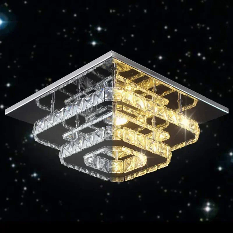 LED Ceiling Lamp Square Llights For Room Dining Hanging Lampras Living Decoration Salon Kitchen Accesories Crystals Chandeliers
LED Ceiling Lamp Square Llights For Room Dining Hanging Lampras Living Decoration Salon Kitchen Accesories Crystals Chandeliers