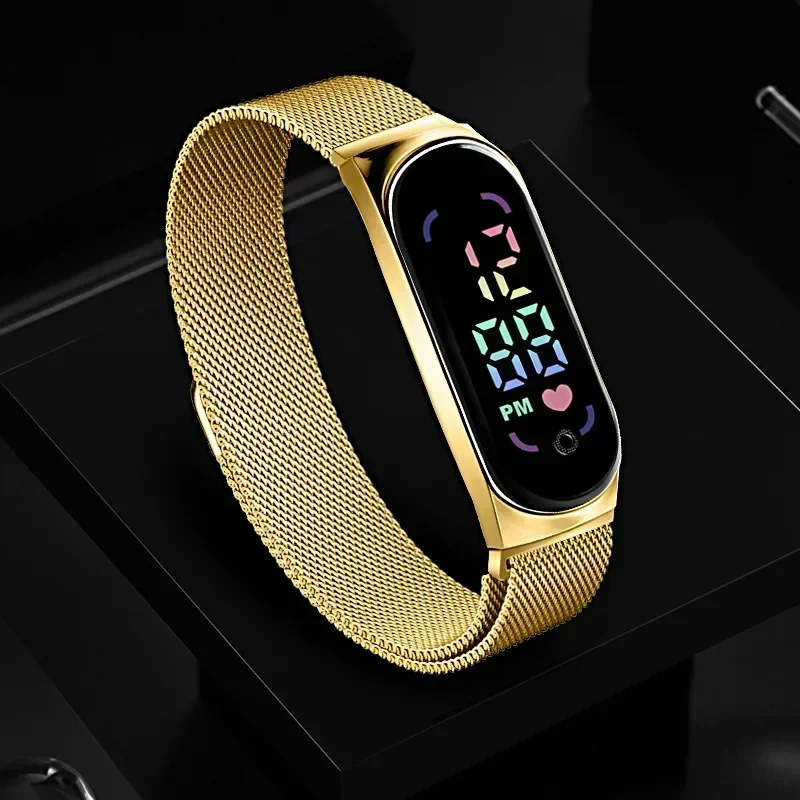 LED Women Watch Magnetic Watchband Strap Waterproof Touch Feminine Clock Fashion Digital Wristwatches
LED Women Watch Magnetic Watchband Strap Waterproof Touch Feminine Clock Fashion Digital Wristwatches