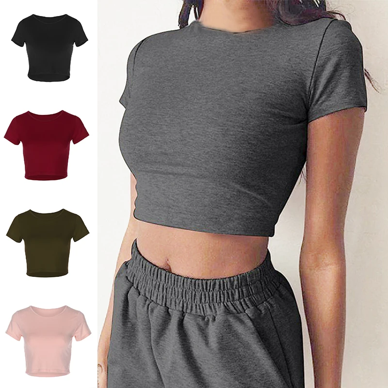Summer New Y2k Vintage Crop Top Aesthetic Women Skinny Black Short Sleeve T-Shirt Casual Hip Hop Tee Spice Slim Tops Streetwear
Summer New Y2k Vintage Crop Top Aesthetic Women Skinny Black Short Sleeve T-Shirt Casual Hip Hop Tee Spice Slim Tops Streetwear