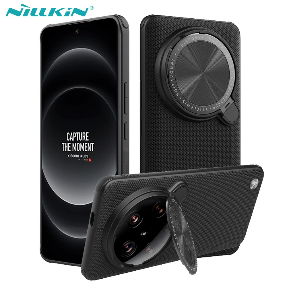 NILLKIN for Xiaomi 14 Ultra Case Textured Nylon Fiber Case Weaving Material Flip-style Phone Holder Camera Cover for Mi 14 Ultra
NILLKIN for Xiaomi 14 Ultra Case Textured Nylon Fiber Case Weaving Material Flip-style Phone Holder Camera Cover for Mi 14 Ultra