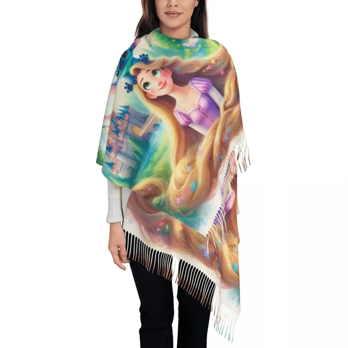 Custom Printed Stitch And Rapunzel Scarf Men Women Winter Fall Warm Scarves Shawl Wrap
Custom Printed Stitch And Rapunzel Scarf Men Women Winter Fall Warm Scarves Shawl Wrap