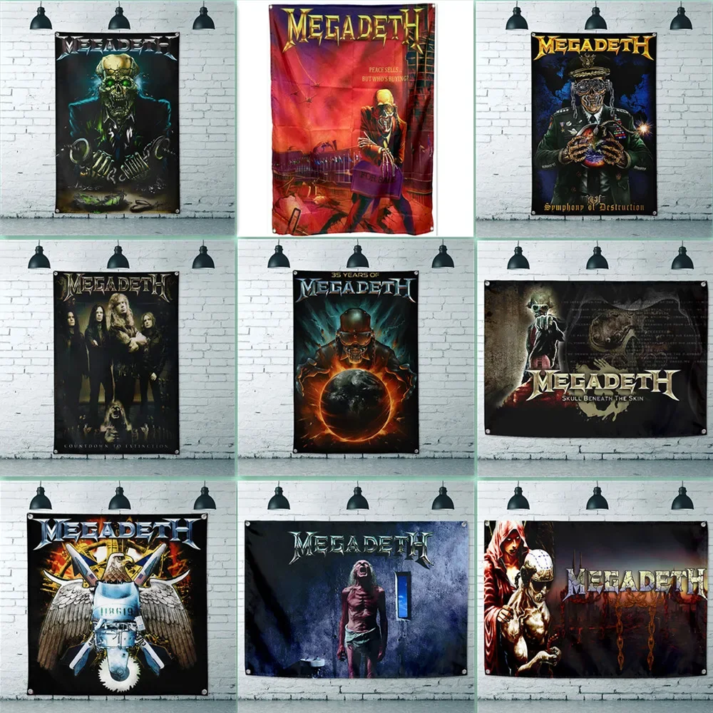 Heavy Metal Band Banner Wall Hanging Flag Punk Rock Music Wall Art Posters and Prints Tapestry Bar Cafe Wall Decor Painting B2
Heavy Metal Band Banner Wall Hanging Flag Punk Rock Music Wall Art Posters and Prints Tapestry Bar Cafe Wall Decor Painting B2