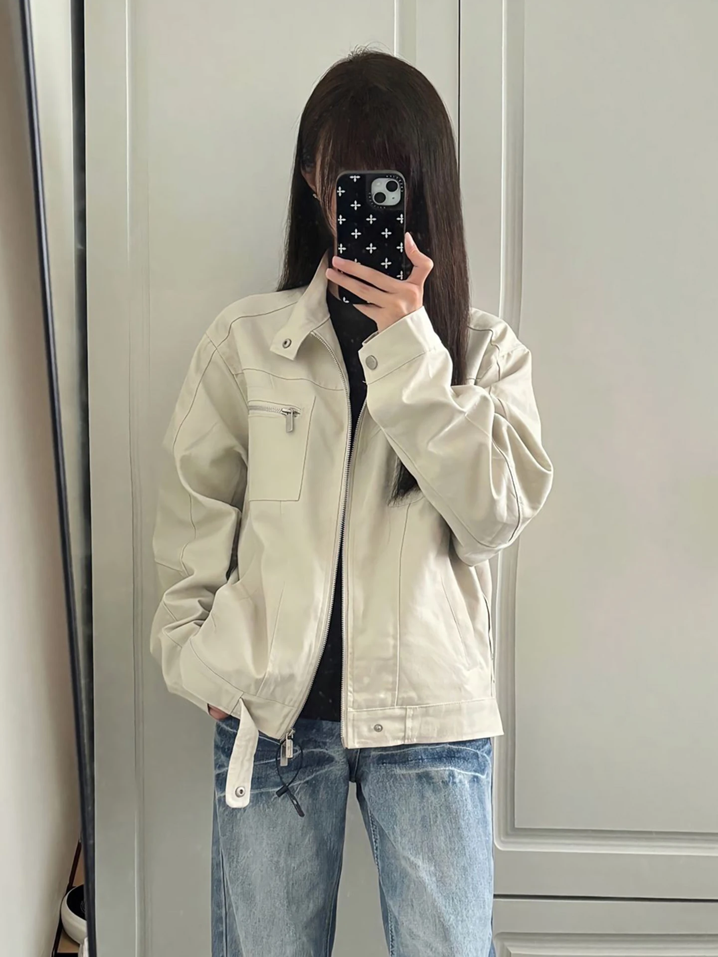 Винтажная джинсовая куртка с воротником-стойкой, легкая, дышащая, молодежный дизайн, для пар, осенняя одежда
Винтажная джинсовая куртка с воротником-стойкой, легкая, дышащая, молодежный дизайн, для пар, осенняя одежда