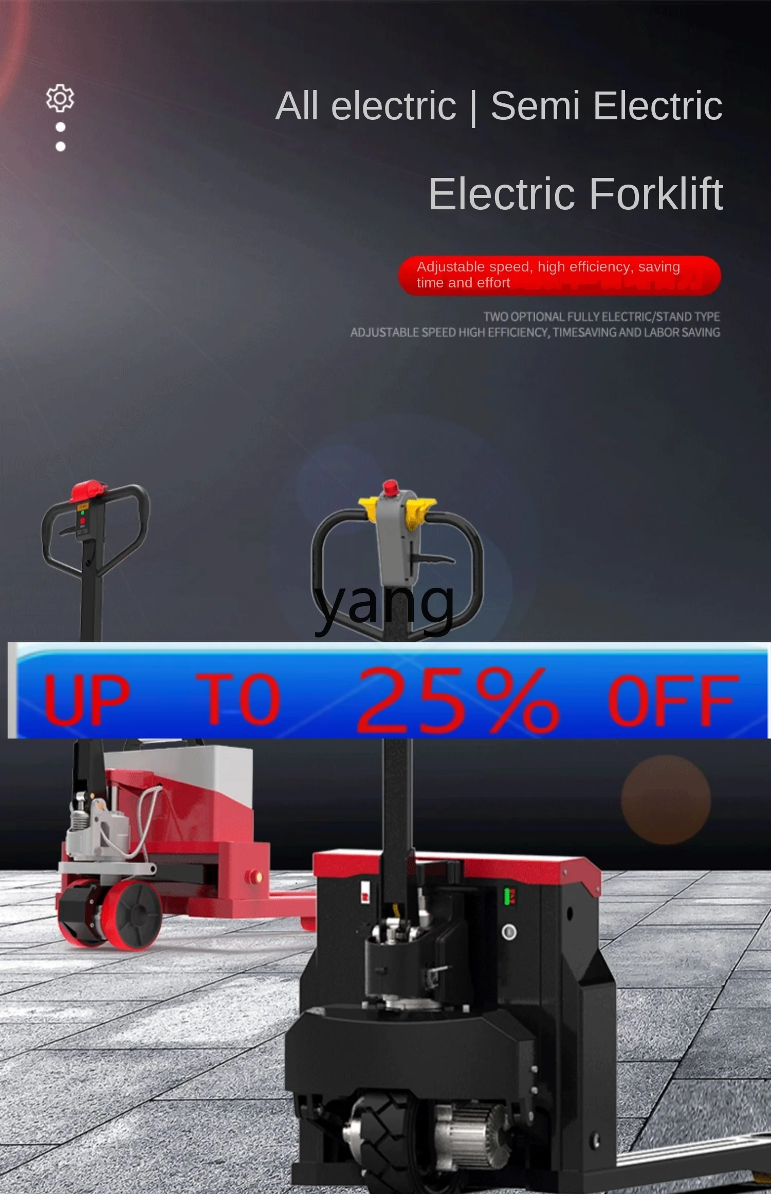 LMMFull Electric Forklift Construction Site Climbing Hydraulic Truck Warehouse Lifting
LMMFull Electric Forklift Construction Site Climbing Hydraulic Truck Warehouse Lifting