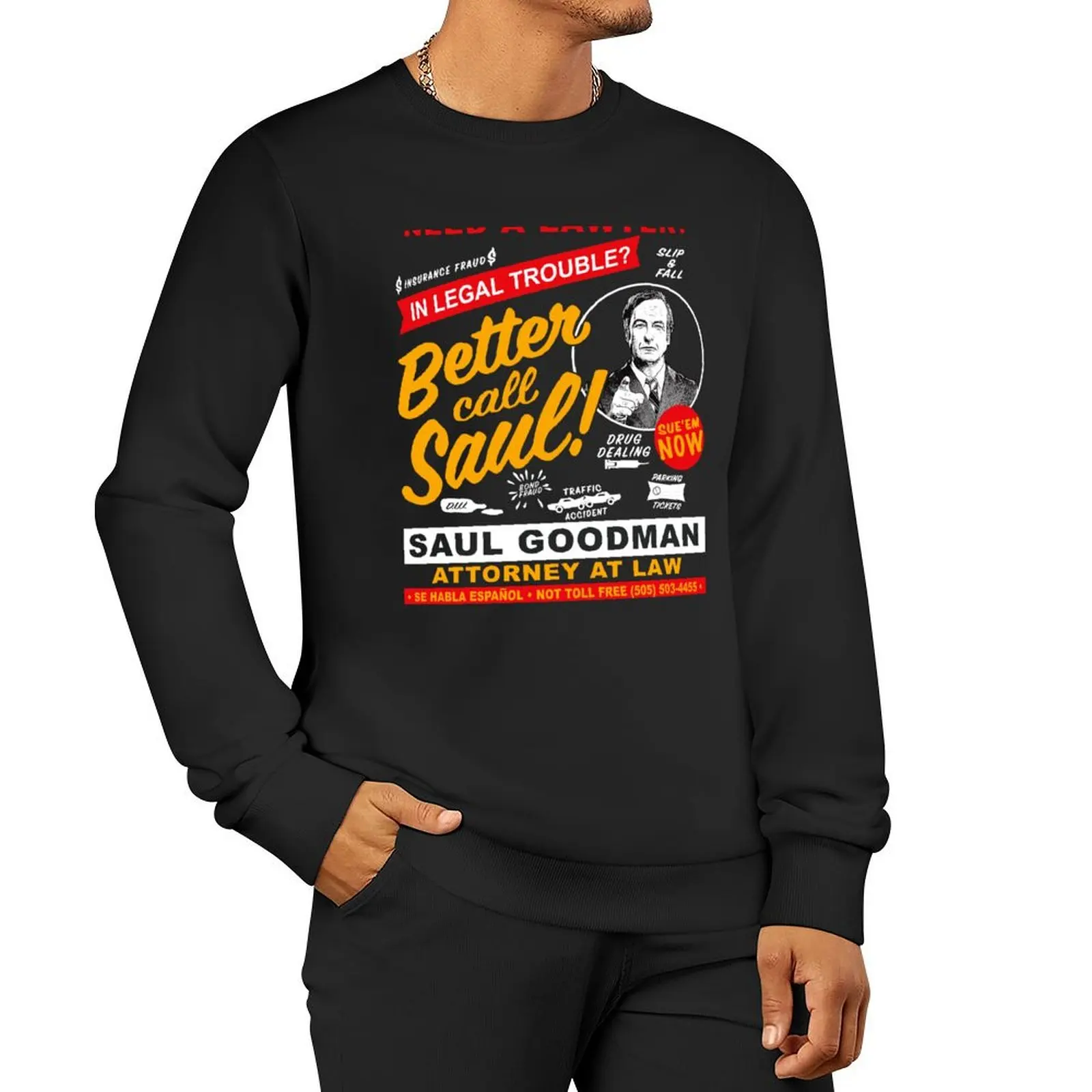 Need A Lawyer Then Call Saul Dks Sweatshirt men's sweat-shirt mens clothing korean style clothes new sweatshirt
Need A Lawyer Then Call Saul Dks Sweatshirt men's sweat-shirt mens clothing korean style clothes new sweatshirt